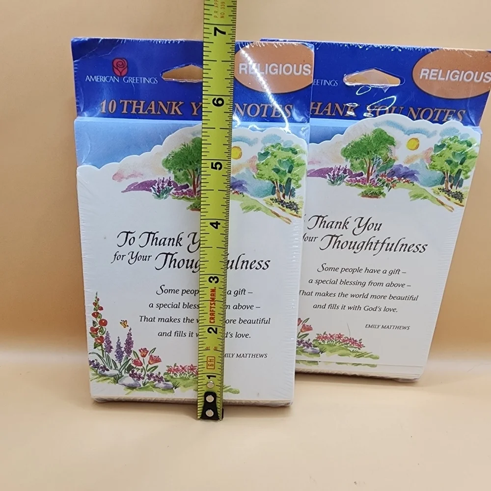 Religious Thank You Greeting Cards Lot